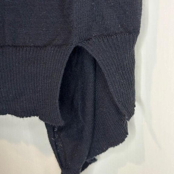 SALE 2/15 silence + noise - Open Front, Short Sleeve Cardigan, Black- Size Small - Picture 4 of 6